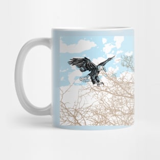 Bald eagle print Mug